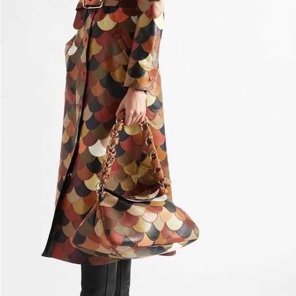 EUC Chloe Leather Scalloped Patchwork Juana Bag. Rare, HTF with unique strap - Picture 3 of 16